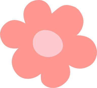 Pink flower decoration